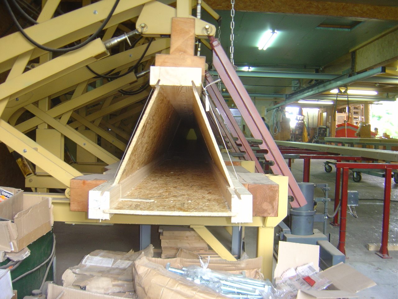 Vue de l'atelier Chansard — fabrication Poutre Jappy Dordogne